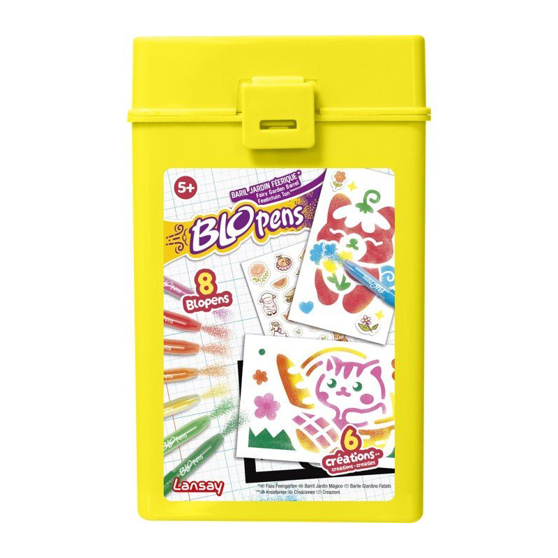 Loisir créatif - LANSAY - BLOPENS - jeu de coloriage - BARIL JARDIN F