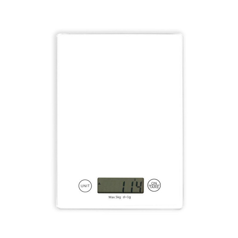Balance de cuisine électronique - LIVOO - DOM451W - Plateau en verre