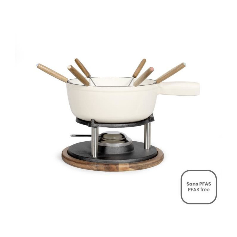 Service a fondue tradition - LIVOO - MEN426C - 2,6L - 6 personnes - Fo