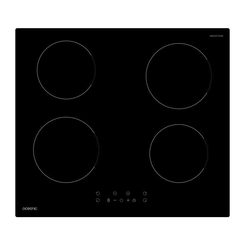 Table de cuisson a induction - OCEANIC - 4 foyers - L59 x P52 cm - OCE