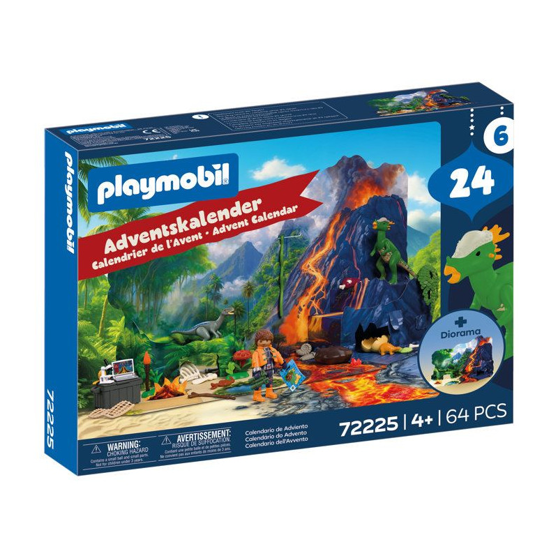 PLAYMOBIL 72225 Calendrier de l'Avent : Dinos