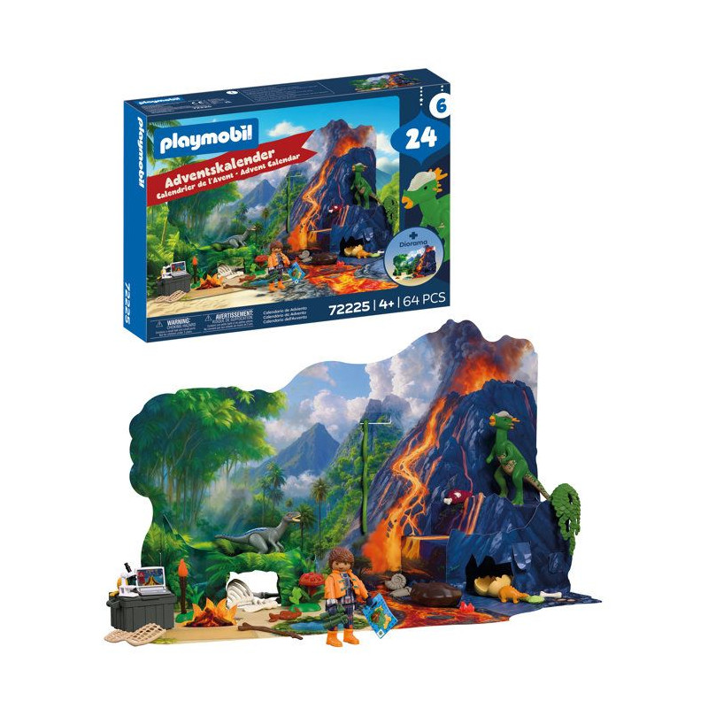 PLAYMOBIL 72225 Calendrier de l'Avent : Dinos