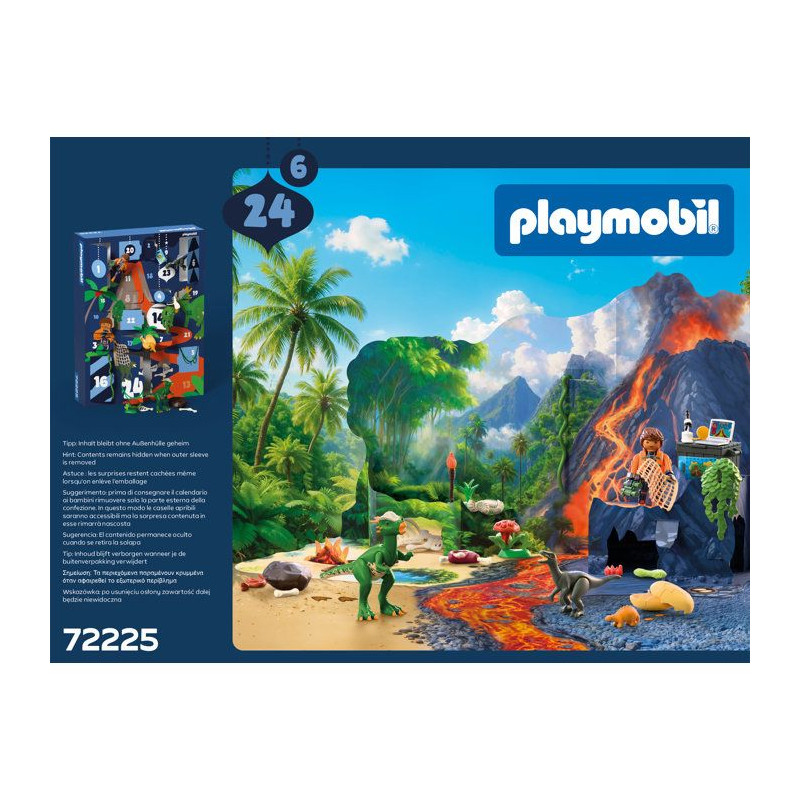 PLAYMOBIL 72225 Calendrier de l'Avent : Dinos