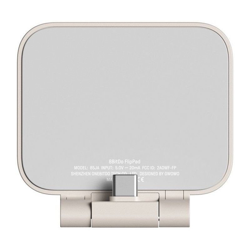 Manette gaming - 8BitDo - FlipPad G Classic Edition - USB-C - Gris cla