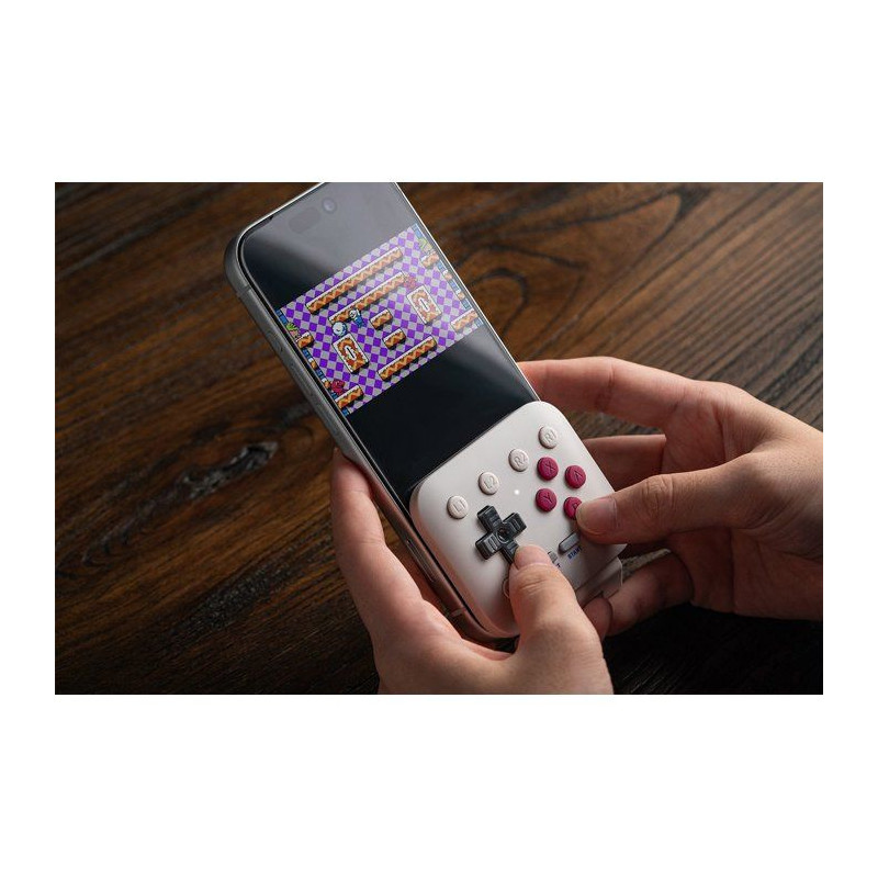 Manette gaming - 8BitDo - FlipPad G Classic Edition - USB-C - Gris cla