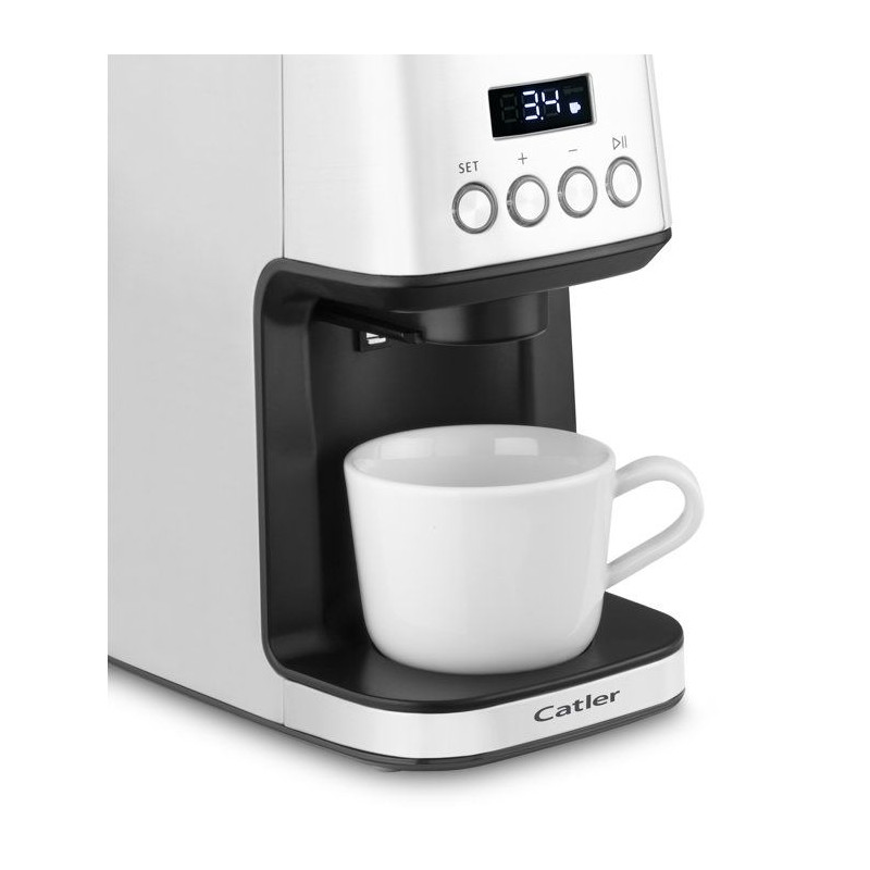 Moulin a café électrique CATLER CG 510 - Meules inox - 31 niveaux de
