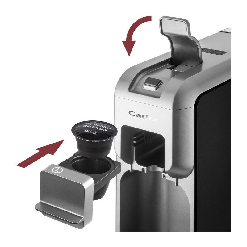 Machine a café a dosettes et capsules CATLER Porto ES 700 - Compatibl