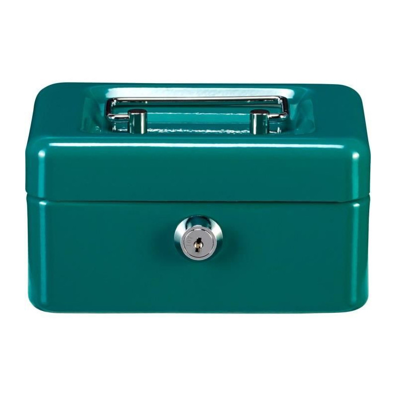 Money box - BURG WACHTER - Money 5015 Green - Key opening, green steel