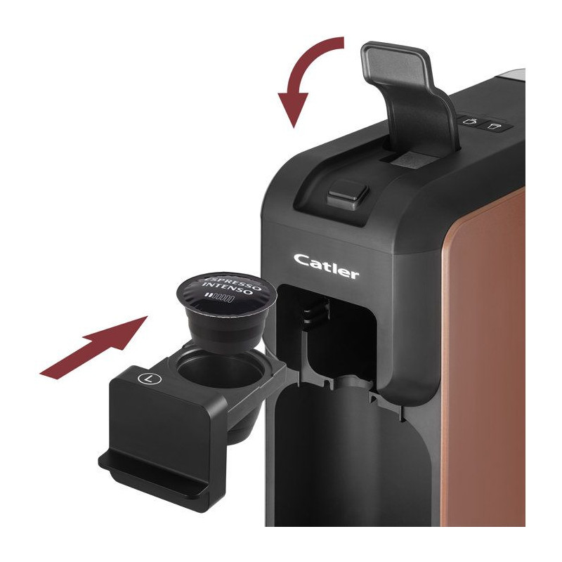 Machine a café a dosettes et capsules CATLER Porto ES 701 - Compatibl