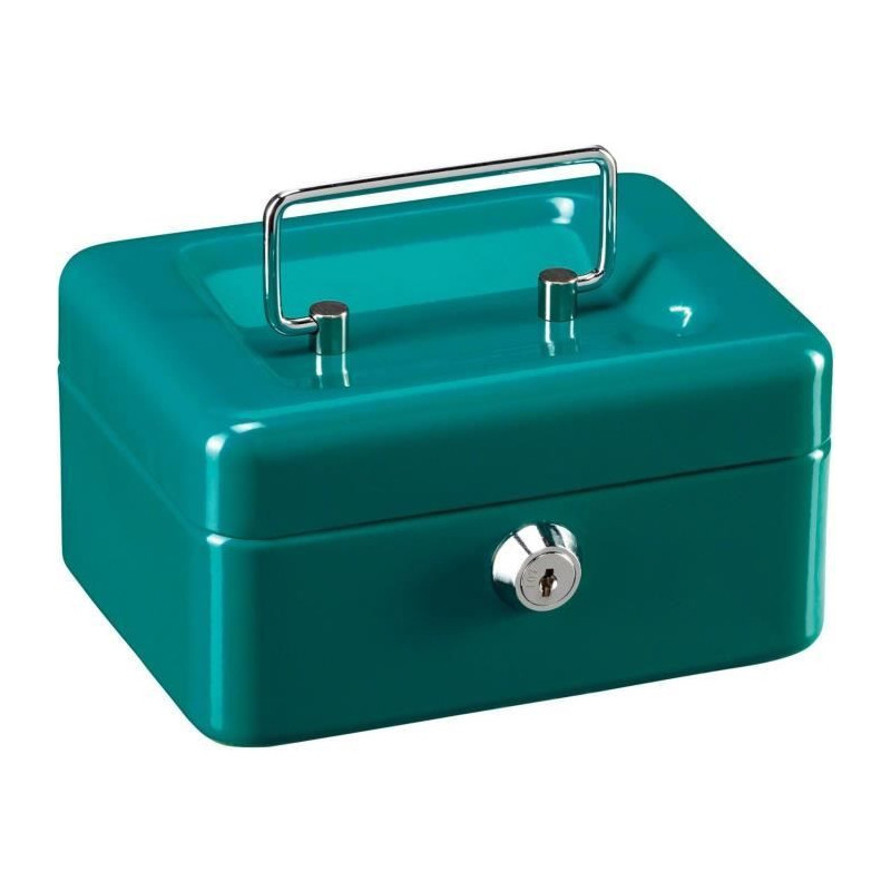 Money box - BURG WACHTER - Money 5015 Green - Key opening, green steel