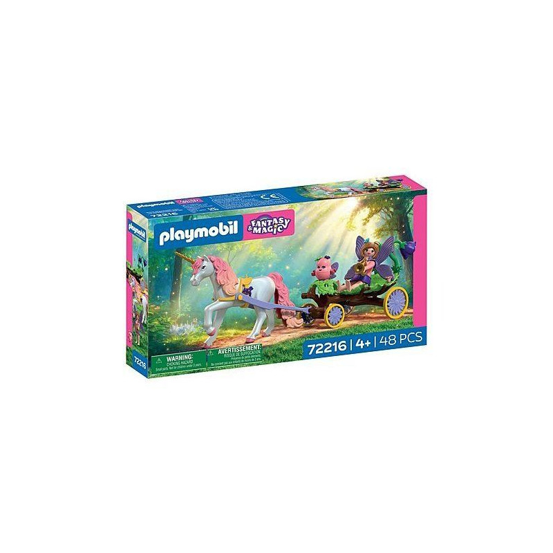 PLAYMOBIL 72216 Caleche des licornes, Fantasy & Magic, 48 pieces, des