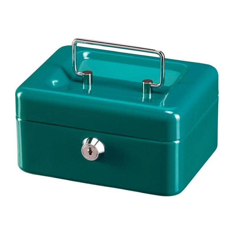 Money box - BURG WACHTER - Money 5015 Green - Key opening, green steel