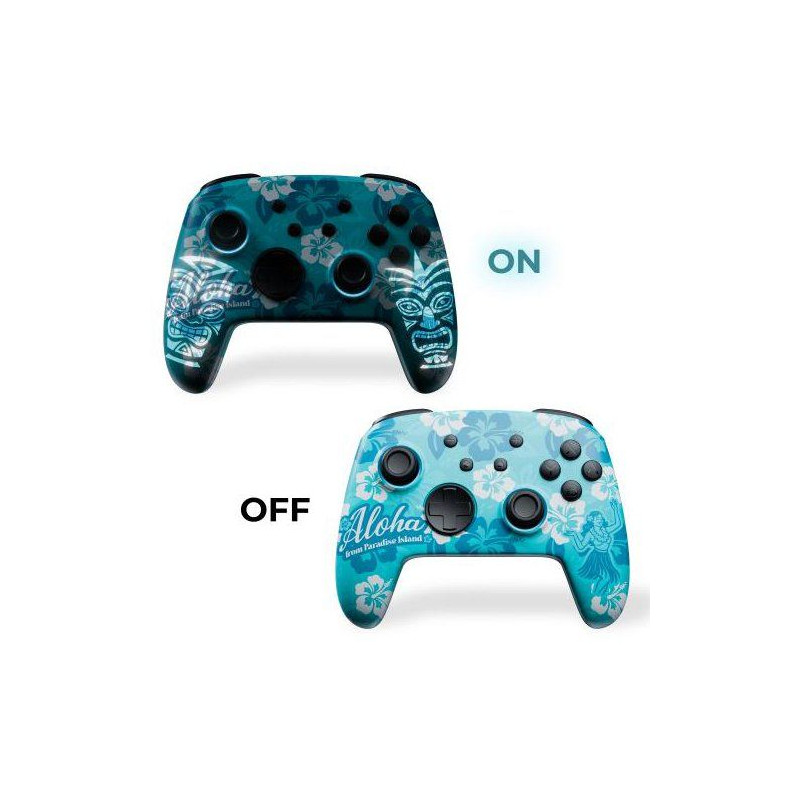 Manette Switch 1&2/PC - Sans-fil - RGB - Aloha