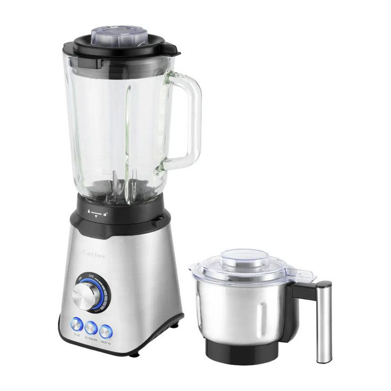 Mixeur de table CATLER TB 820 - Smoothie - Glace pilée - Bol en verre