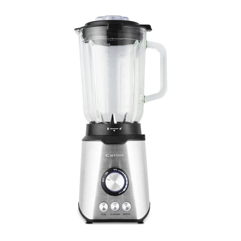 Mixeur de table CATLER TB 820 - Smoothie - Glace pilée - Bol en verre