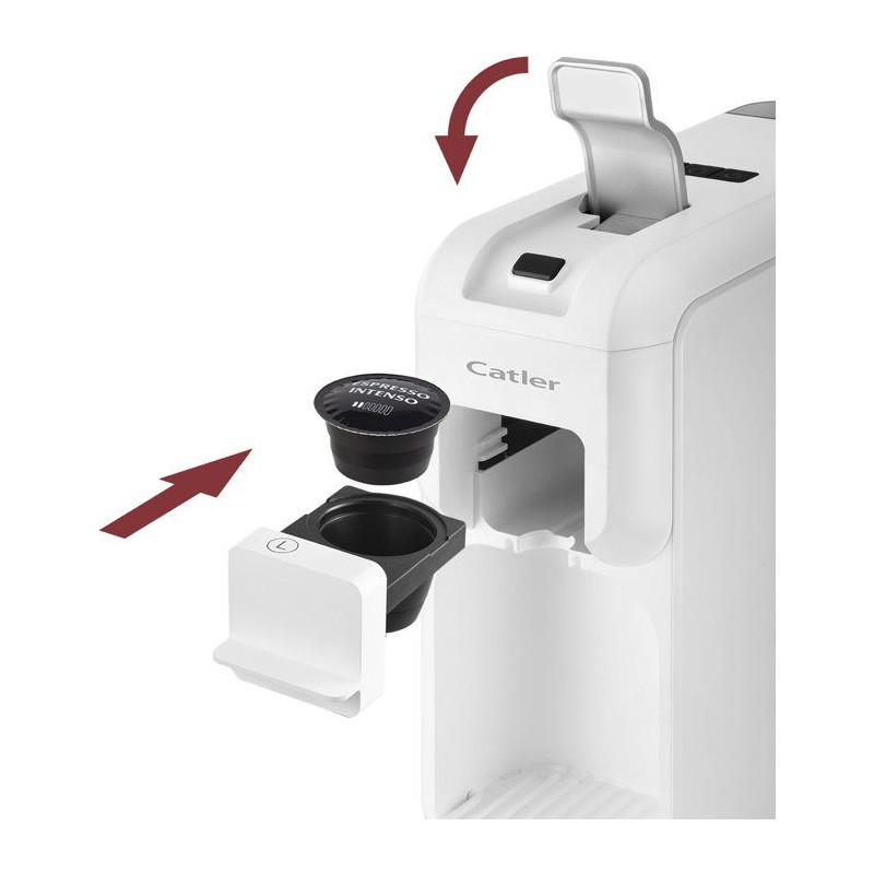 Machine a café a dosettes et capsules CATLER Porto ES 702 - Compatibl
