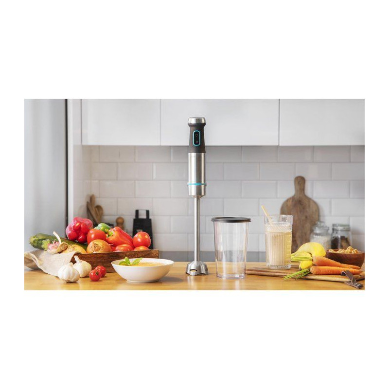 Mixeur plongeant - CECOTEC - Power TitanBlack XL - 1200 W - Lames de 4