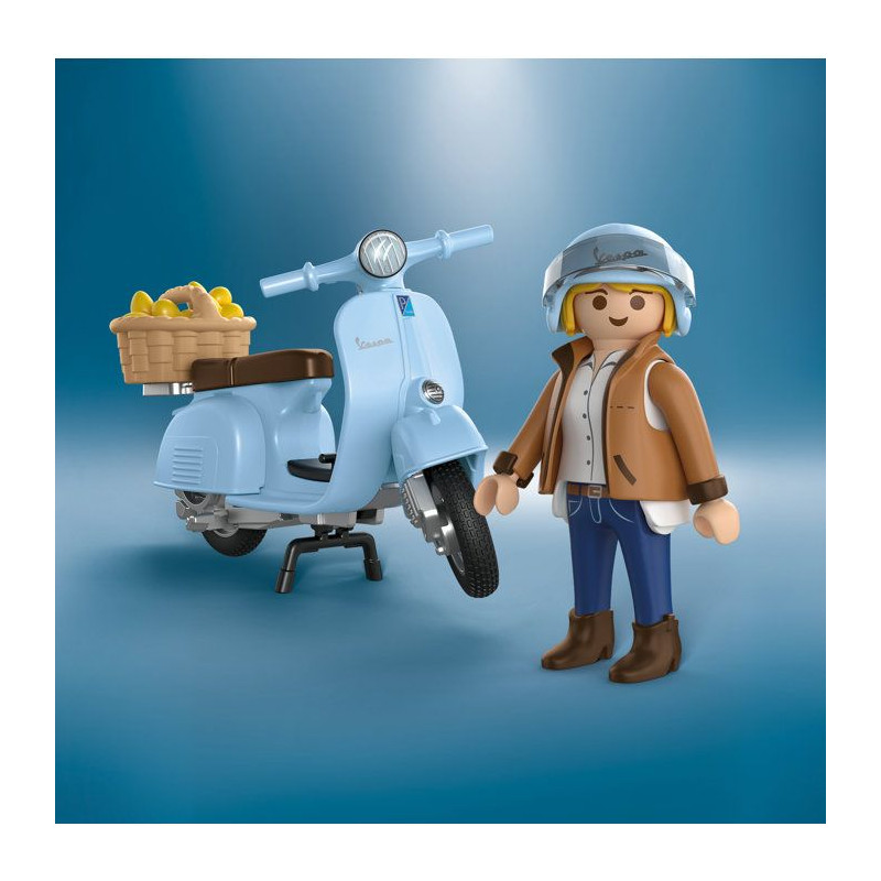 PLAYMOBIL 72284 Vespa 80eme anniversaire : Style Iconique, 18 pieces,
