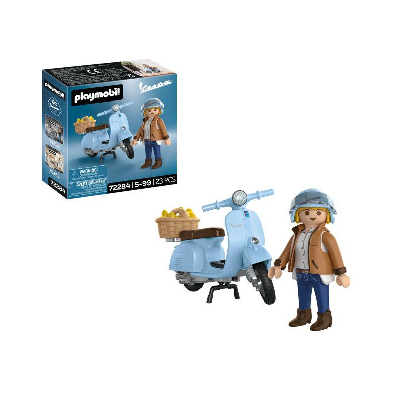 PLAYMOBIL 72284 Vespa 80eme anniversaire : Style Iconique, 18 pieces,