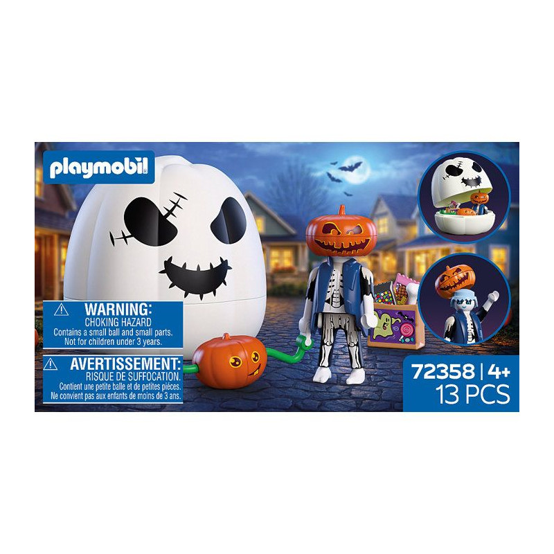 PLAYMOBIL 72358 Citrouille : Tête de citrouille