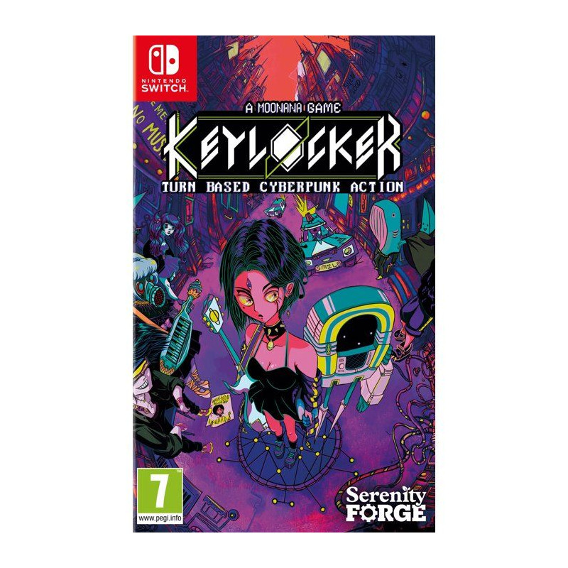 Keylocker | Turn Based Cyberpunk Action - Jeu Nintendo Switch