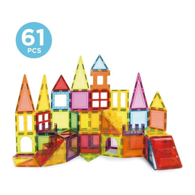 Jeu éducatif - EDUCA Magnetics - Construction 3D magnétique avec 61