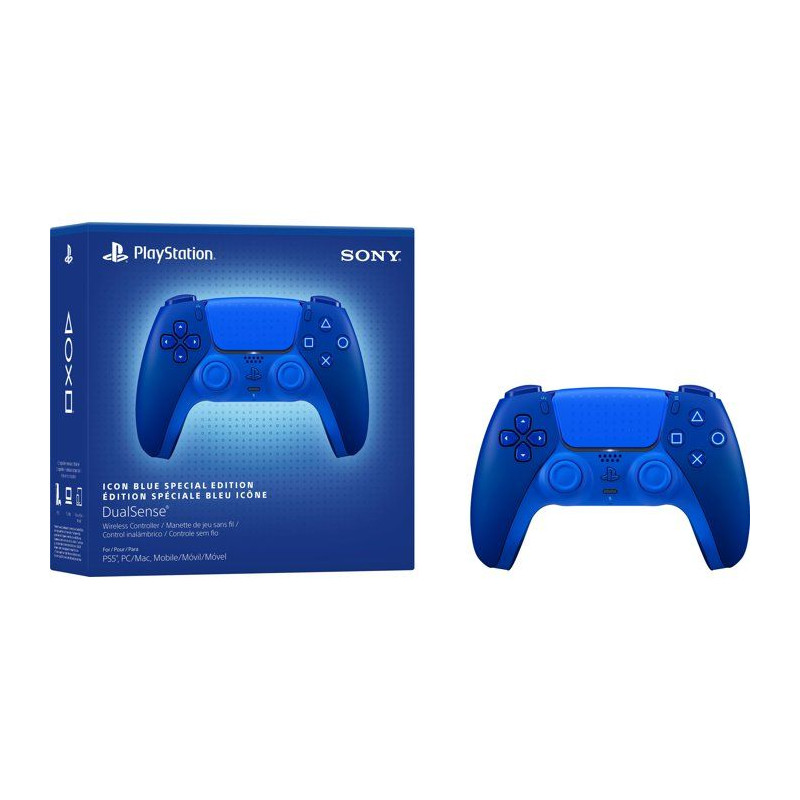Manette sans fil DualSense - Édition limitée Icon Blue I PS5 et PC