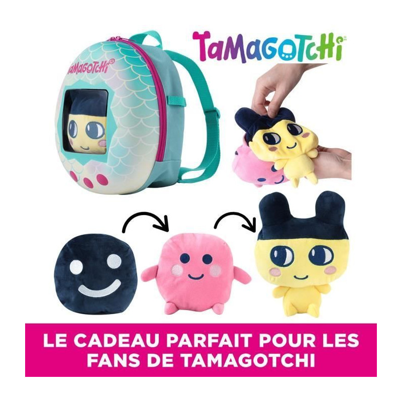Sac à dos et sa Peluche 3 en 1 - BANDAI - Tamagotchi - 90779