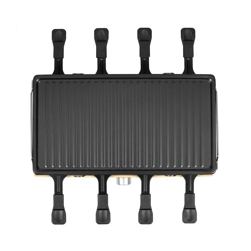 Appareil à raclette - LIVOO - DOC336 - 8 personnes - grill - bambou