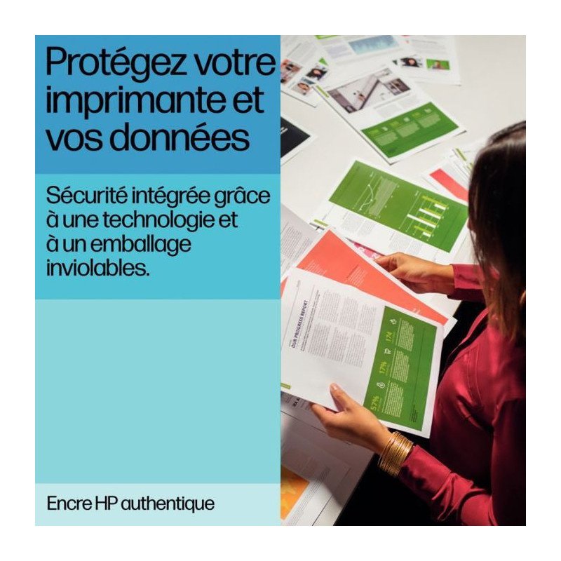 HP 937 Cartouche d'encre noire authentique authentique (4S6W5NE) - Pou