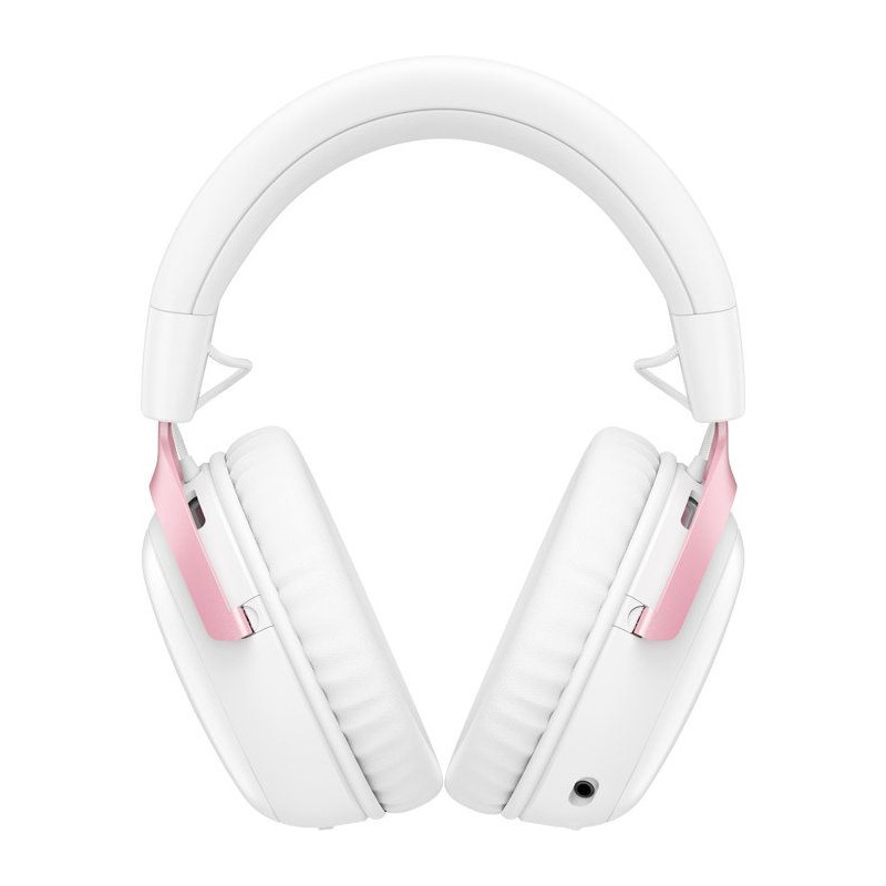 Casque Gamer Sans Fil HyperX Cloud III S Wireless blanc & rose pour PC
