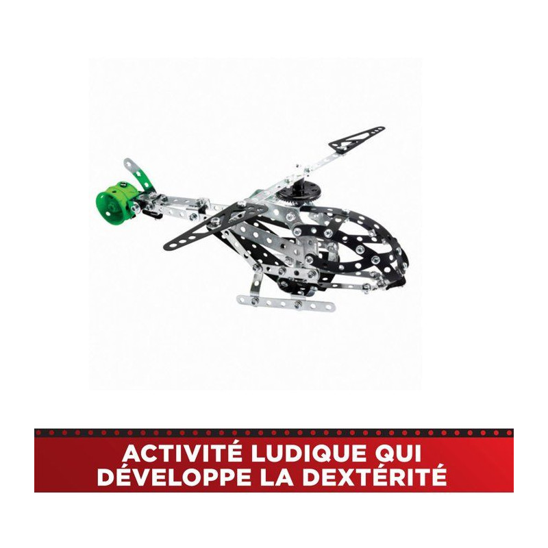 MECCANO - Jeu de construction - Métal - 390 pieces - 10 ans + - 25 mo