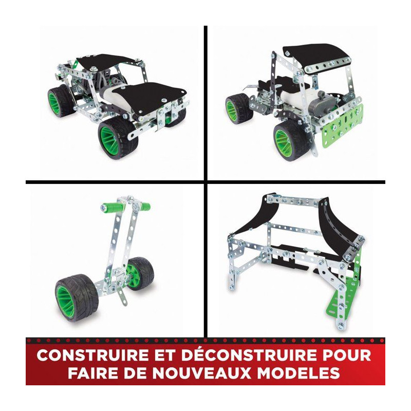 MECCANO - Jeu de construction - Métal - 390 pieces - 10 ans + - 25 mo