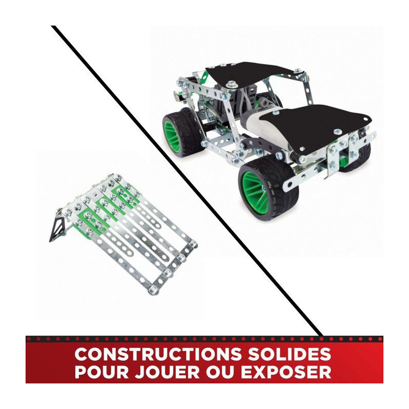 MECCANO - Jeu de construction - Métal - 390 pieces - 10 ans + - 25 mo