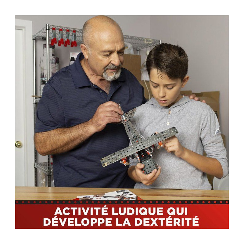 MECCANO - Jeu de construction - Métal - 638 pieces - 10 ans + - 25 mo