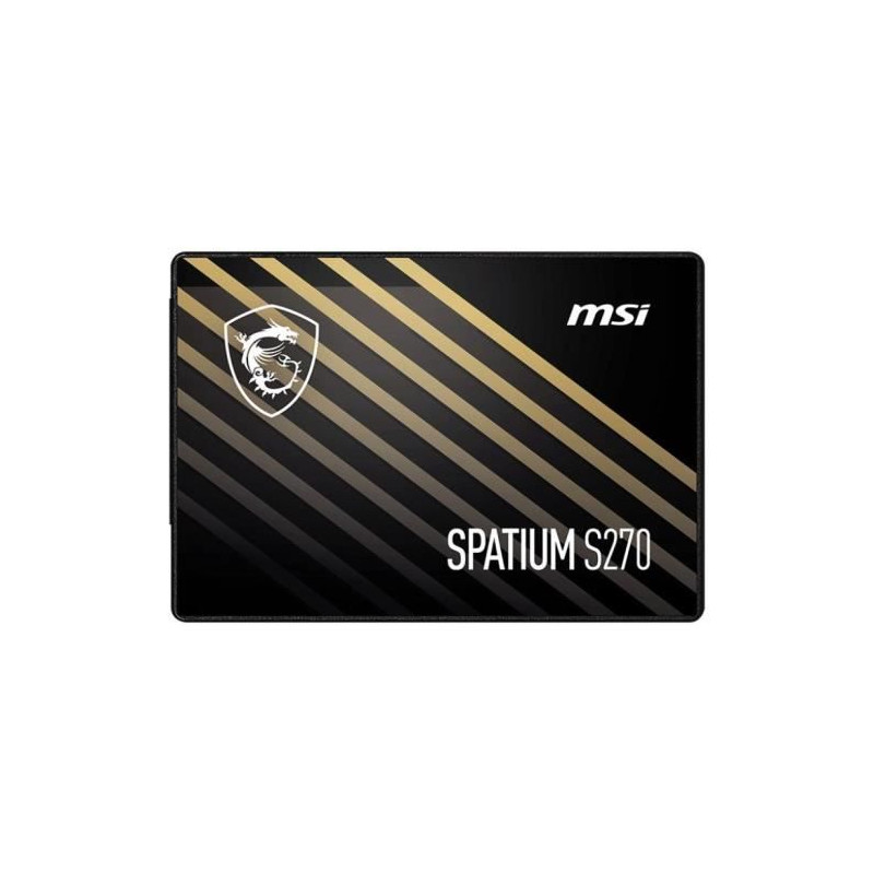 SSD interne - MSI - SPATIUM S270 - 480Go - SATA 2.5 - Vitesses fulgura
