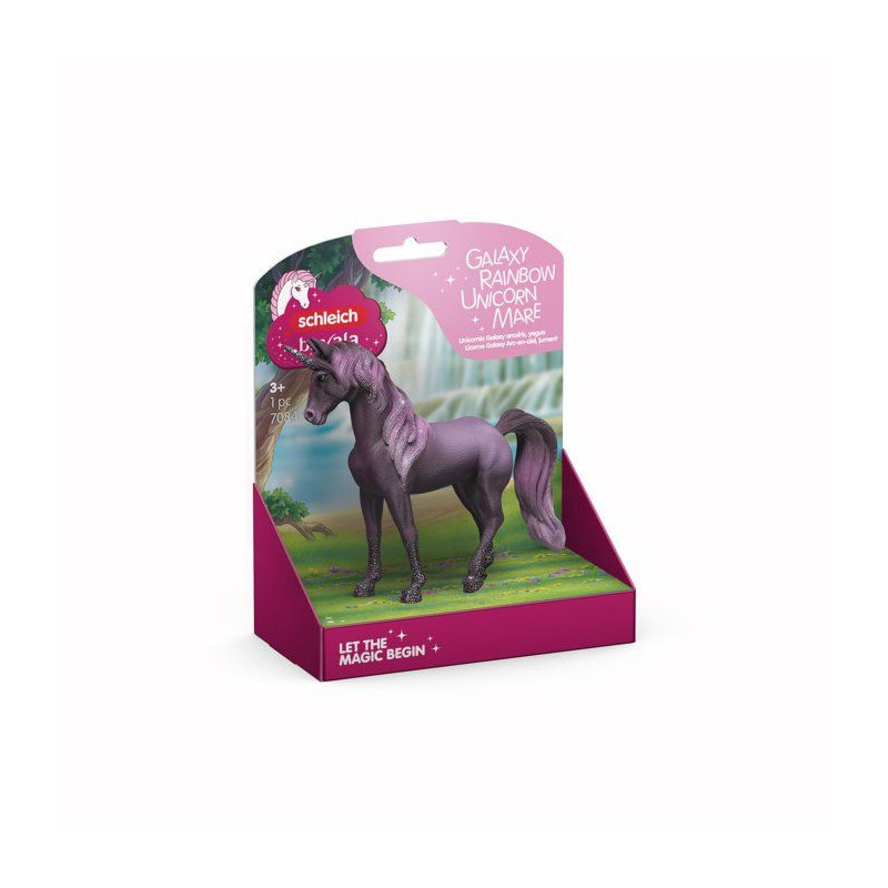 Figurine - SCHLEICH - 70842 - Licorne Arc-en-ciel Galaxy Jument - Baya