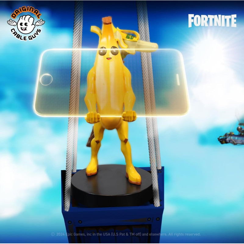 Figurine Fortnite Peely - EXQUISITE GAMING - Cable Guys - Support éco