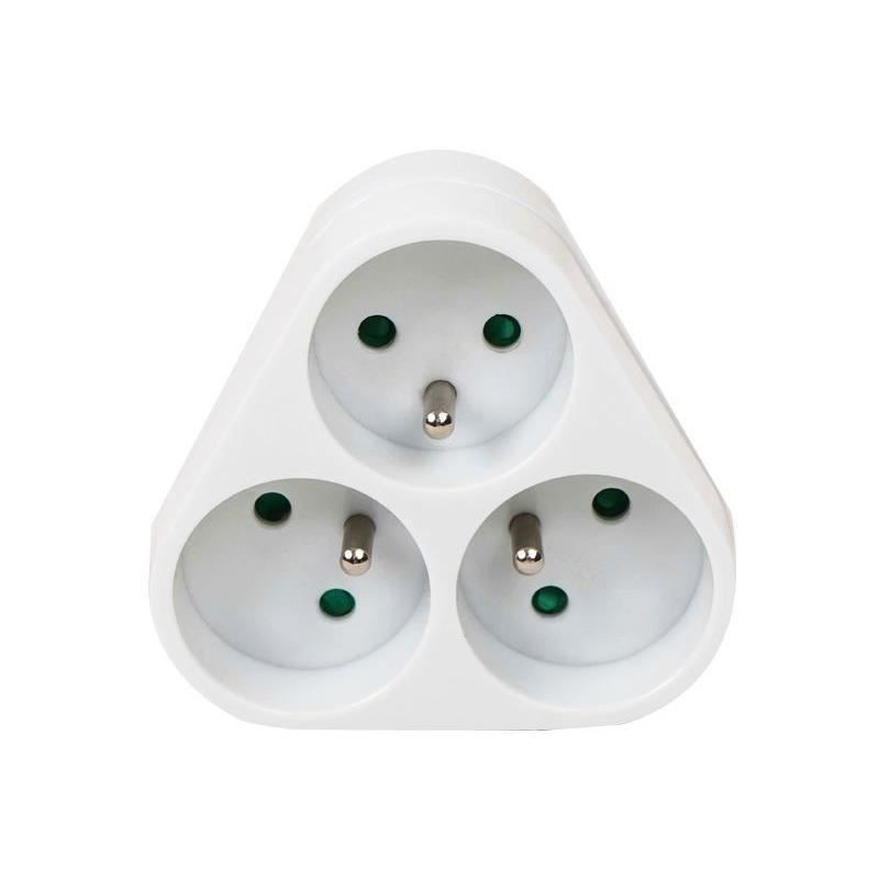 Triplite - GAO - 3x16A - Triangle, white, NF compliant