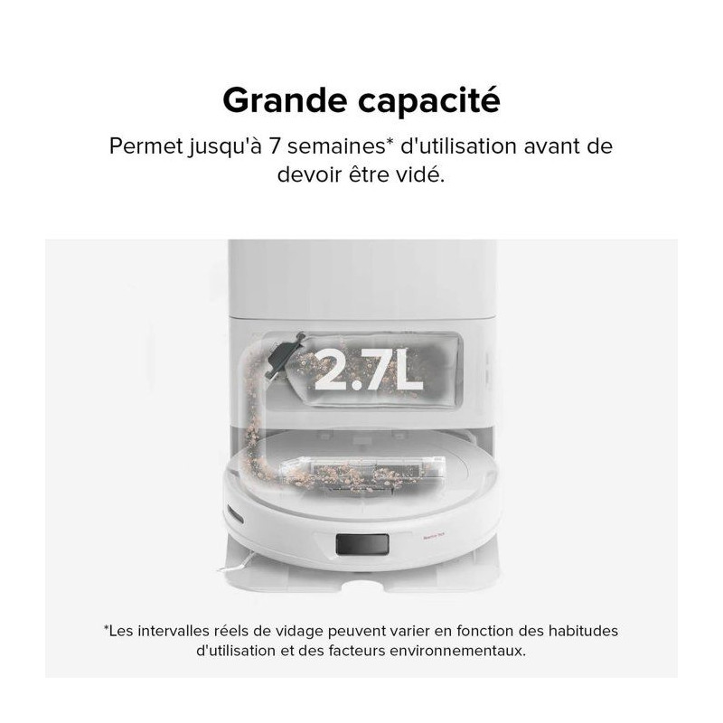 Sac a poussiere Roborock R100024-01 pour Q7 et Q10 6 pieces