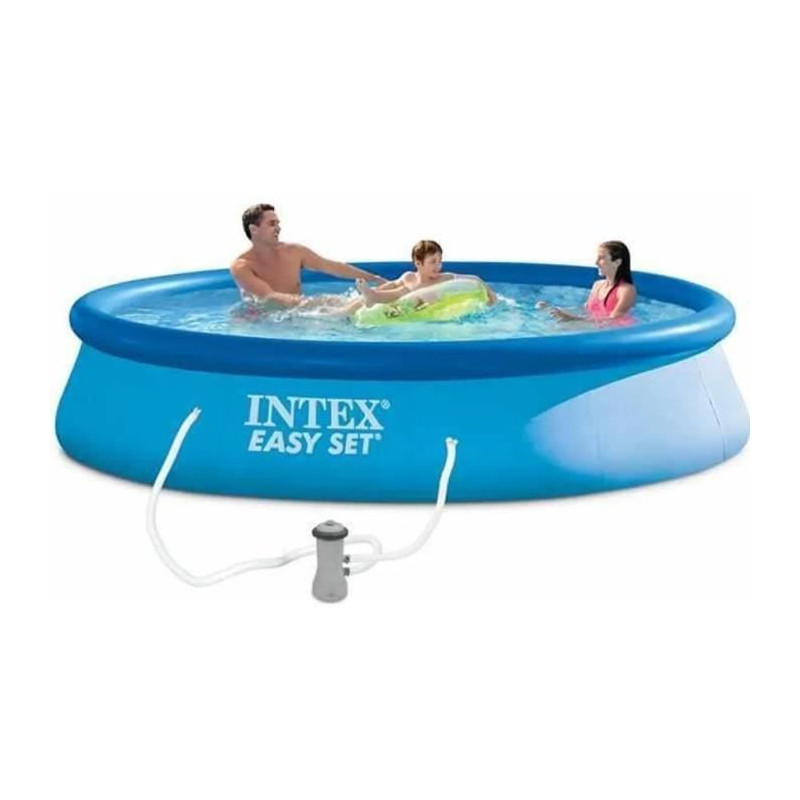 Kit Piscine hors sol autoportante INTEX - Easy Set™ - 396 x 84 cm -