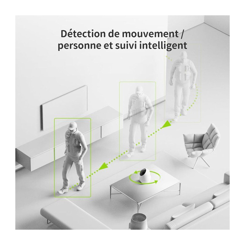 Caméra de surveillance - BEANS VIEW - D210 1080p - Intérieur - WiFi