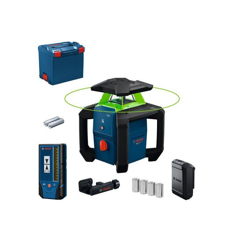 Laser rotatif BOSCH PROFESSIONAL - GRL18V-3-31G - Solo + Cellule de r