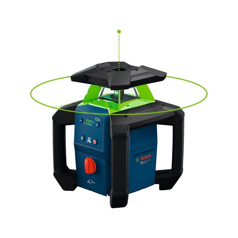 Laser rotatif BOSCH PROFESSIONAL - GRL18V-4-34CVG - Solo + Cellule de