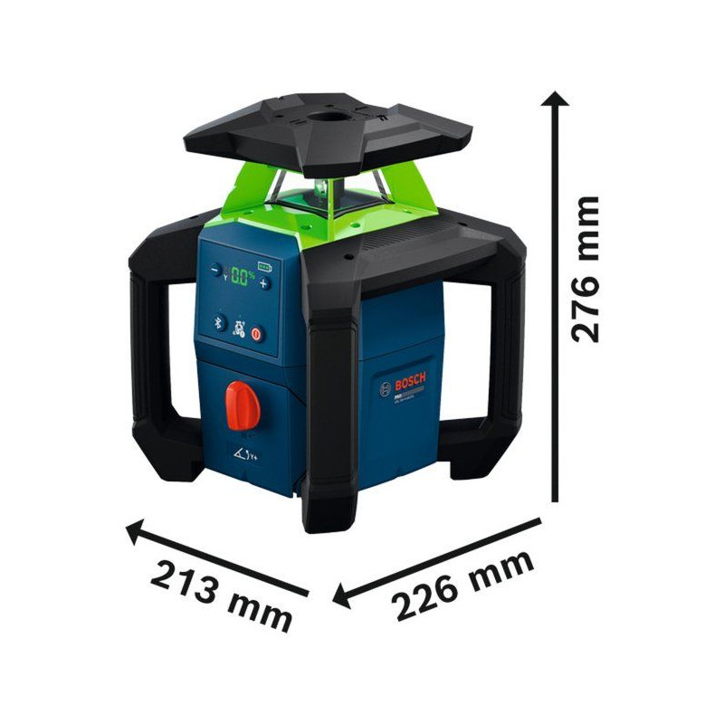 Laser rotatif BOSCH PROFESSIONAL - GRL18V-4-34CVG - Solo + Cellule de