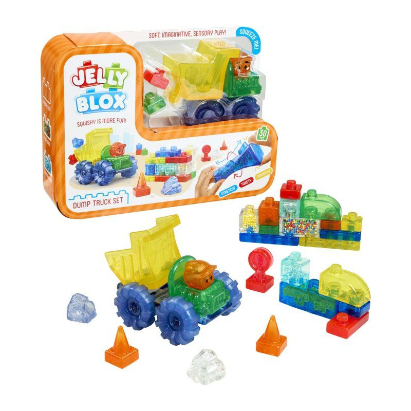 Jelly Blox Dump Truck - blocs sensoriels - GOLIATH - véhicule constru