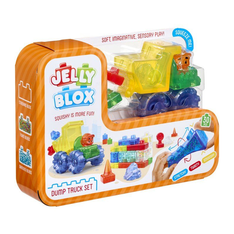 Jelly Blox Dump Truck - blocs sensoriels - GOLIATH - véhicule constru