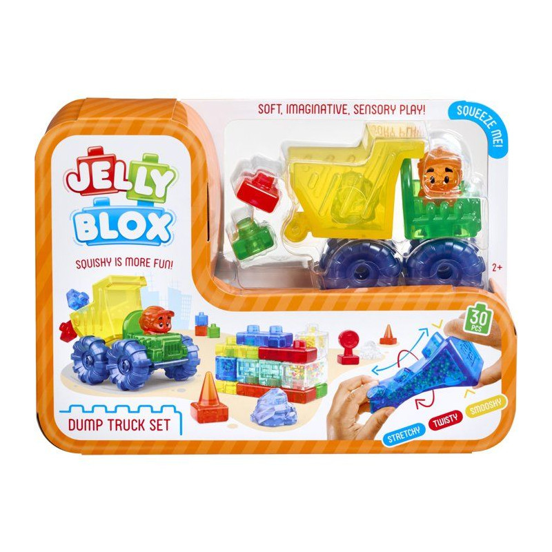 Jelly Blox Dump Truck - blocs sensoriels - GOLIATH - véhicule constru