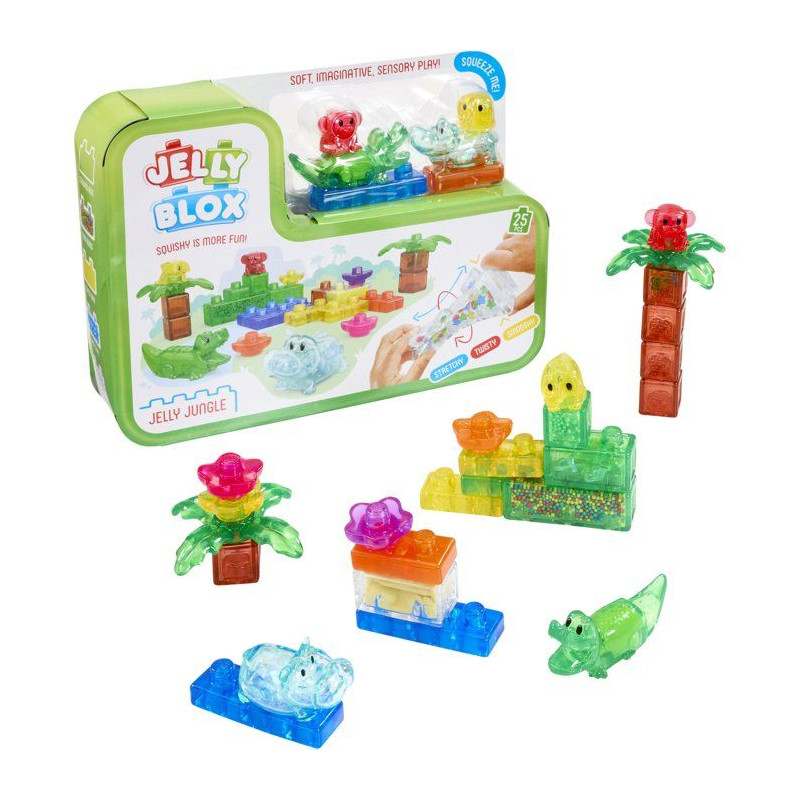 Jelly Blox Jungle Set - blocs sensoriels - GOLIATH - 24 pieces - des 2