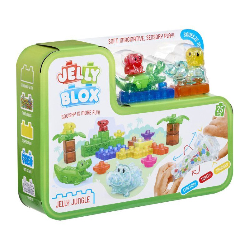 Jelly Blox Jungle Set - blocs sensoriels - GOLIATH - 24 pieces - des 2